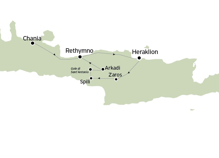 itinerario creta villagi cretesi
